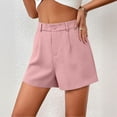 thumbnail image 4 of CHEEREAM Womens Hiking Golf Shorts Stretch Casual Work Bottoms with Pockets Walking Travel Summer Chino Shorts Dressy, 4 of 6