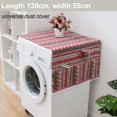 thumbnail image 3 of 130 x 55 cm Fridge Protective Cover with Storage Pockets, Washing Machine Dust Cover, Washing Machine Cover, Washing Machine Protective Cover (red), 3 of 5