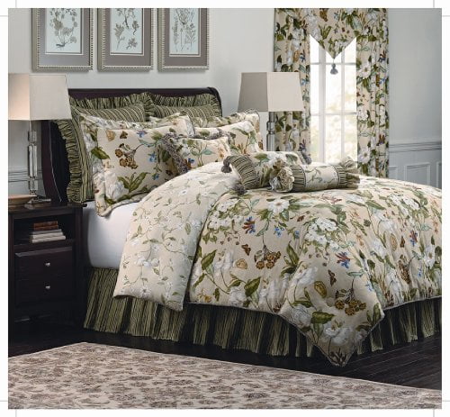 Williamsburg Garden Images 4 Piece King Comforter Set Walmart Com