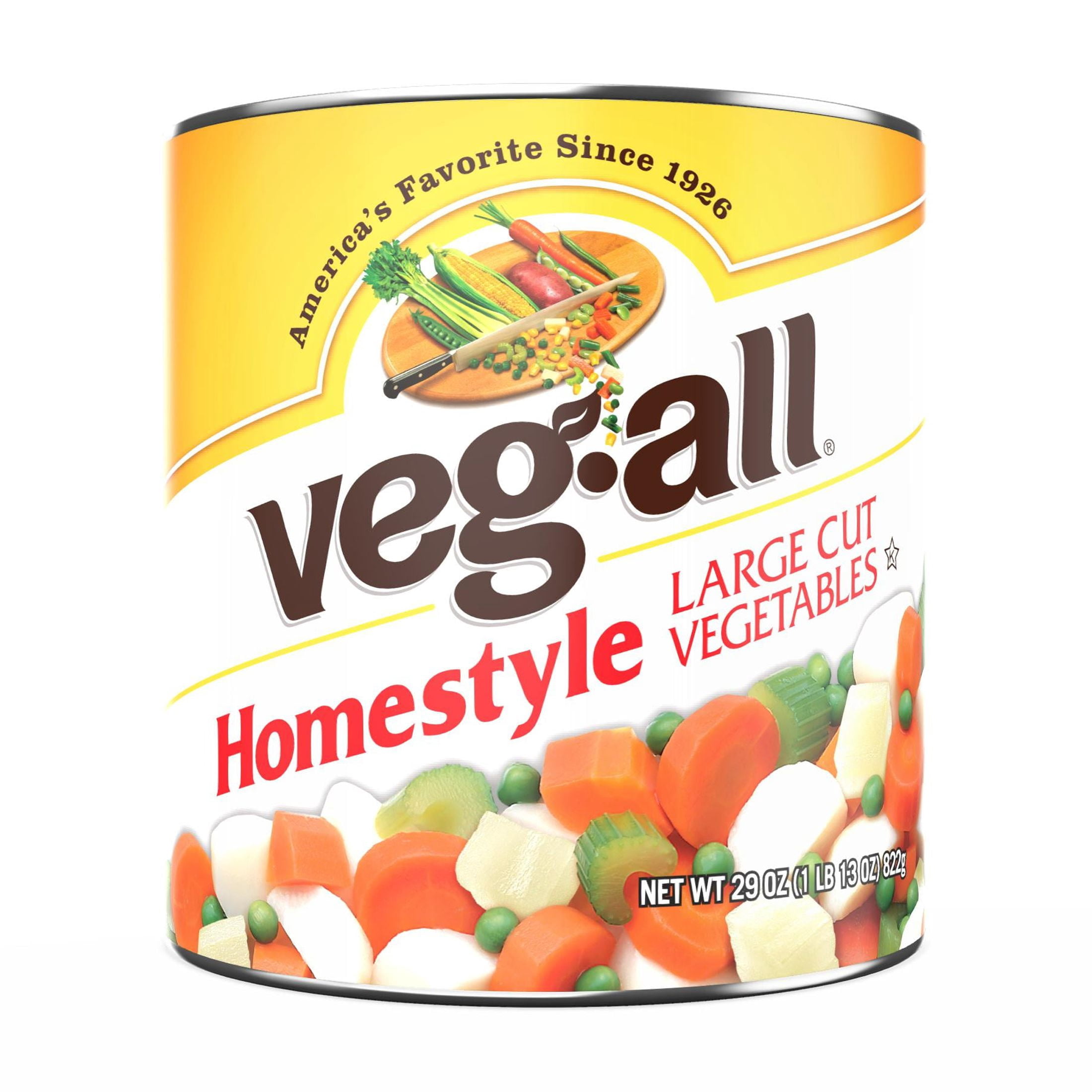 (4 pack) Veg-All Homestyle Large Cut Vegetables, 29 oz., Can