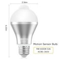 3 Pack 9W Motion Activated LED Bulb Motion Sensor Light Bulb E26/E27
