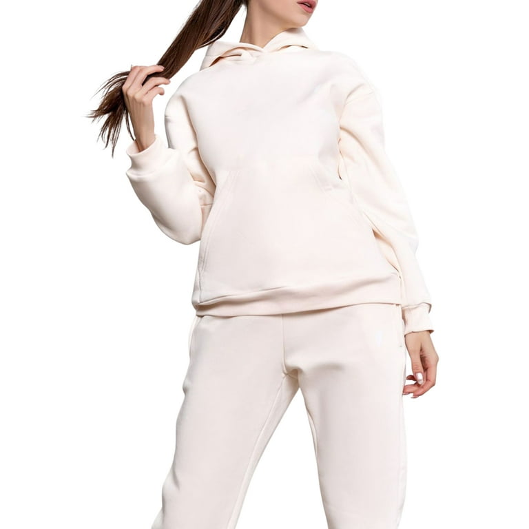 FOCUSNORM Two Piece Outfit For Women Long Sleeve Pullover With
