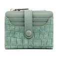 thumbnail image 6 of Korean version crocodile pattern short women's wallet thin, large capacity multi card slot zero wallet, ID bag buckle wallet, 6 of 9