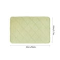 thumbnail image 3 of Bath Mat Absorbent Non-slip Machine Washable Soft Velvet Foam Rug, 40x60cm, Ultra Plush & Quick Dry for Bathroom Floor Safety and Comfort, Ideal for Bathroom, Kitchen, and Bedroom Use, 3 of 9