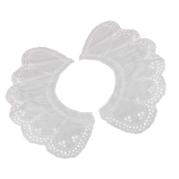 Kids False Collar Lace Hollow Out Trim Easy To Wear False Collar Shoulder Warp Collar Cute Decorative Collar
