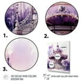thumbnail image 3 of Designart "violet Ferris Wheel Eternal Carousel II" Cityscapes Wall Decor, 3 of 5