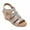 Taupe Metallic Lthr, variant on Women's Briah New Gladiator Briah Black , 6 W US