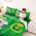 thumbnail image 3 of Erosebridal Soccer Ball Games Full Size Sheets,Football Sport Theme Bed Sheets For Kids Boys 4 Pieces, 3 of 6