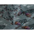thumbnail image 4 of Ambesonne Butterfly Quilted Bedspread Set 3 Pcs, Vintage Elements, King Size, Multicolor, 4 of 5