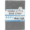 S&T INC. Under Sink Mat, Water-Resistant Absorbent and Non Adhesive Shelf Liner, Charcoal, 24 In. x 48 In. Gray 24" x 48"