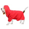 Gueiykk Cute Polyester Pet Winter Warm Hoodie Sweatshirt Clothes Coat