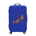 thumbnail image 1 of Luggage Cover Suitcase Protector High Heels Butterfly Thicken Elasticity Anti-Scratch Dust Set 18-32 Inch Trolley Protective Set blue L, 1 of 6