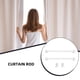 thumbnail image 4 of Barra de cortina ajustable Naiovety 2 piezas extensibles autoadhesivas para el hogar, 4 of 6