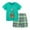 05MG1073-Mint Green, variant on Fainosmny Toddler Boy Summer Easter Outfit Coton Tops Tees Shorts Clothing Boys Outfits&Set Mint Green 6-7 Years