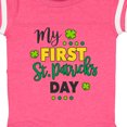thumbnail image 4 of Inktastic My First St Patrick's Day with Shamrocks Boys or Girls Baby Bodysuit, 4 of 5