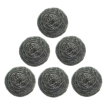

Pianpianzi Cleaning Solution for ware Rotating Floor Brush Drill Nibbler Attachment Sponges Pad Wire 6PCs Scrubbing Stainless Steel Scouring Ball Steel Kitchen，Dining Bar
