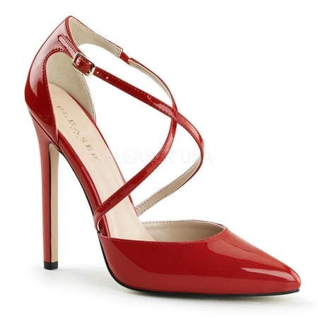 - SEXY-26, 5 Inch Heel DOrsay Pointed Toe Pump Shoes