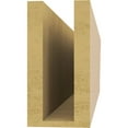 thumbnail image 4 of Ekena Millwork 4"W x 8"H x 32"L Burlington Woodgrain TimberThane Rafter Tail, Primed Tan, 4 of 6