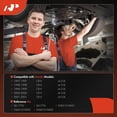 thumbnail image 2 of A-Premium Power Steering Rack and Pinion Assembly Compatible with Honda CR-V 1997-2001 with Hydraulic Power Steering, 2 of 9