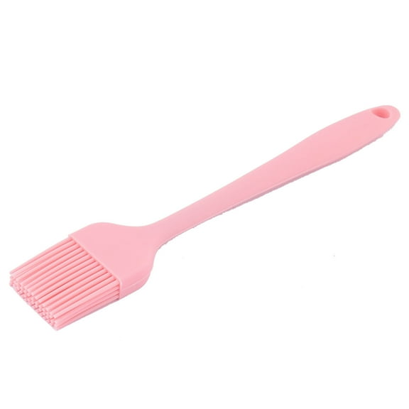 Outdoor Kitchen Silicone Pastry BBQ Grill Roast Basting Barbecue Oil Brush Pink