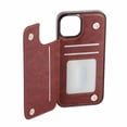 thumbnail image 2 of Funda de Cuero Nikou con Tapa Tipo Billetera y Tarjetero para iPhone 14 6.1, 2 of 14