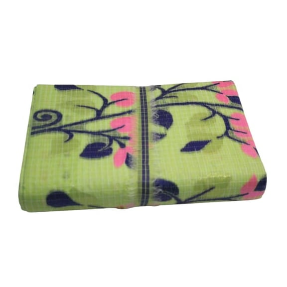 SIMONART AND PRINTING Women's Traditional Bengal Cotton Silk Soft Jamdani Saree - Beautiful design and Quality SAREE - Without Blouse Piece