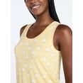 thumbnail image 3 of Joyspun Women's Tank Top and Shorts Pajama Set, 2-Piece, Sizes XS-3X, 3 of 5