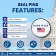 thumbnail image 4 of Pin - State Seal Georgia - USA | Lapel Pin Accessory, Jacket  Hat Decor, Collector Souvenir, 4 of 9