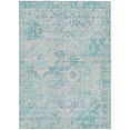 thumbnail image 2 of Addison Rugs Chantille Indoor/Outdoor Traditional Global Teal Washable Rectangle Rug, 5' x 7'6", 2 of 6