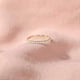 thumbnail image 2 of 2mm 925 Sterling Silver Wedding Band Cubic Zirconia Half Eternity Stackable Engagement Ring Size 3-13, 2 of 4