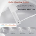 thumbnail image 4 of Basdien Tankless Modern Smart Toilet With Bidet, Auto Flush, Auto Open/Close,Heated Seat, Warm Water and Dry, Foam Shield Function White, Matte Black, 4 of 10