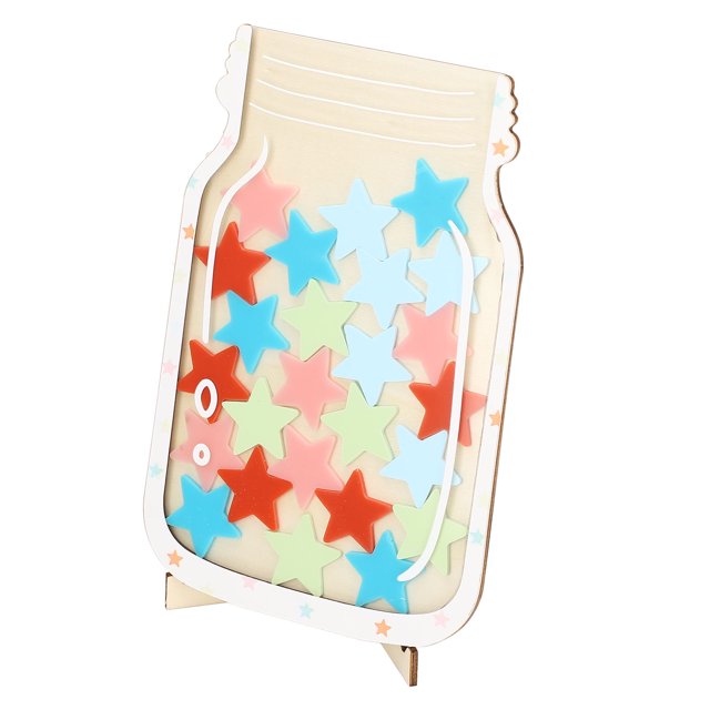 Tarro de Recompensa para Niones, Maciza, Magnético, Incentivo de Comportamiento Positivo, Abrenamiento para Niños Pequeños, Tarro de Recompensa Gestió