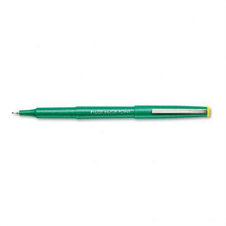 Pilot : Razor Stick Porous Pen, Green Ink, Extra Fine, 0.50 mm -:- Sold as 2 Packs of - 12 - / - Total of 24 Each