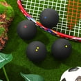 thumbnail image 1 of OULII 4 Pcs Balles de Squash Rondes à Haute Élasticité pour la Pratique des Athlètes, 1 of 4