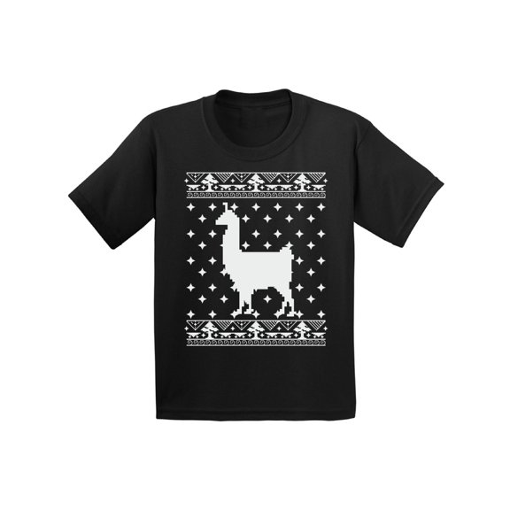 Awkward Styles Xmas T-Shirt for Baby Girls Boys Christmas Llama Baby Shirt