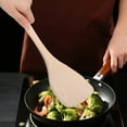 thumbnail image 2 of Belissy 5Pcs/Set Wood Spatula Spoon Cooking Tool Home Kitchen Utensils Kit for Non-Stick Pan, 2 of 8