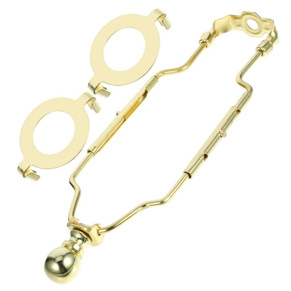 Pretyzoom 1Set Golden Lamp Harp Holder Made of Sturdy Iron for Home Use Lampshade Frame Adapter