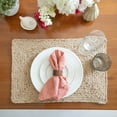 thumbnail image 7 of LR Home Classic Jute Set of 4 Table Top Placemat in Tan, 1'1" x 1'7", 7 of 7