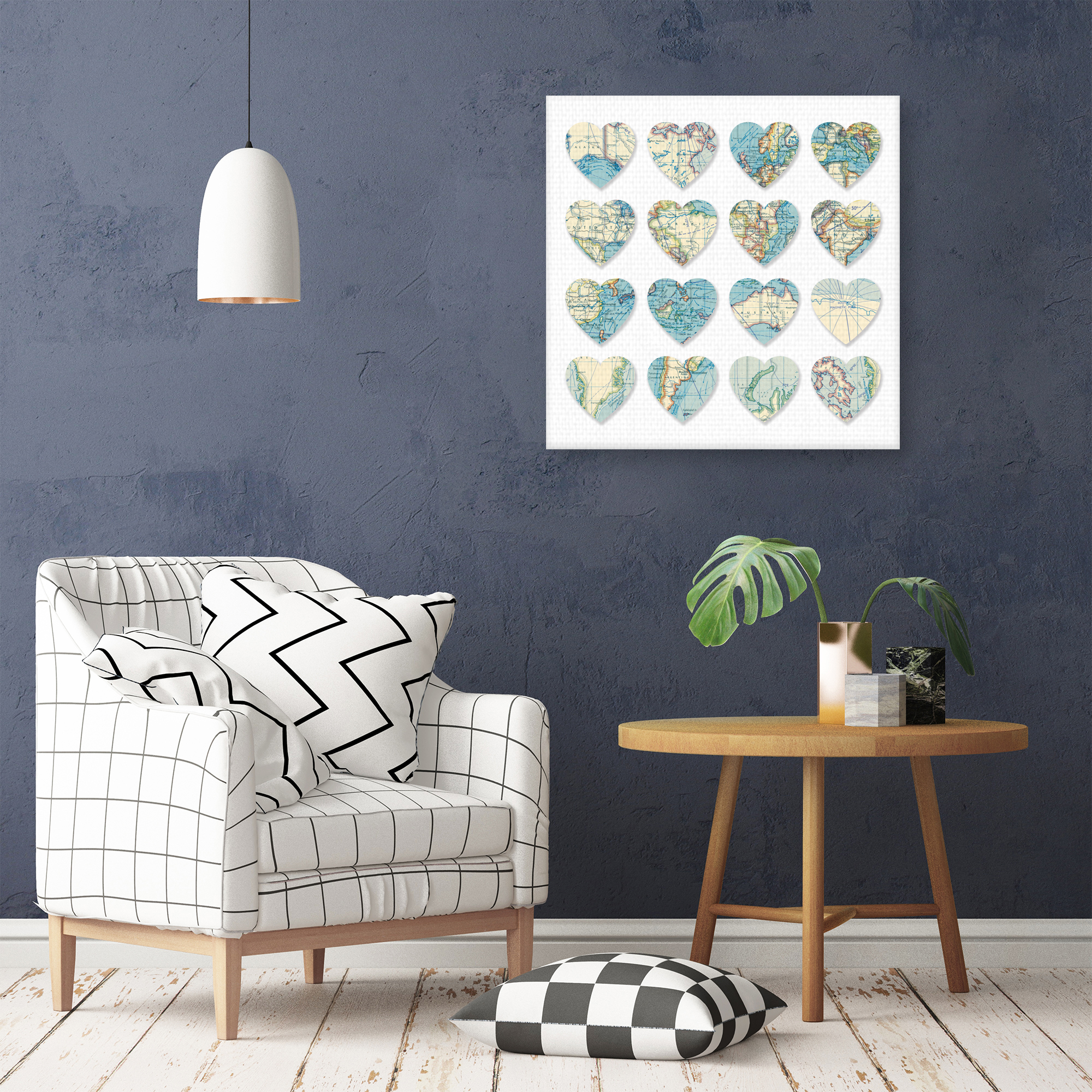 Love the World II by Sasha Blake Canvas Art Print