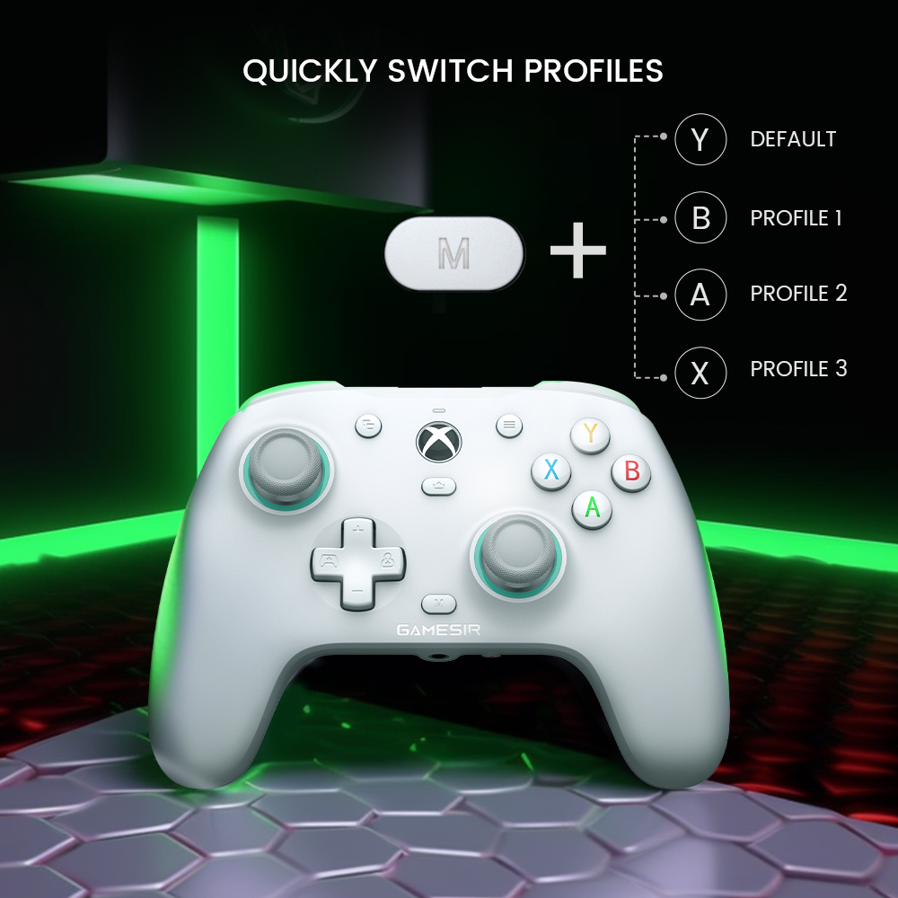 Control con Cable GameSir G7 SE para Xbox Series X|S, Xbox One y Windows 10/11, Gamepad Plug and Play con Joysticks Hall Effect/Gatillos Hall, Jack de Audio 3.5mm 8