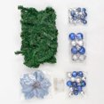 thumbnail image 1 of Guirnalda de Navidad de 9 pies con 30 luces LED Guirnaldas de Navidad Decoraciones Guirnalda de guirnalda artificial con bolas y flores Rat谩n a pilas para el 谩rbol del festival de Navidad Decoraci贸n, 1 of 1