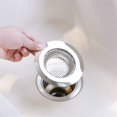 thumbnail image 3 of 1/2PCS Strainer Stainless Steel Sink Stopper Anti Clogging One-Piece Forming Wide Rim Sink Strainers For Kitchen Sink Wide Rim For Kitchen Sink Drain, 3 of 3