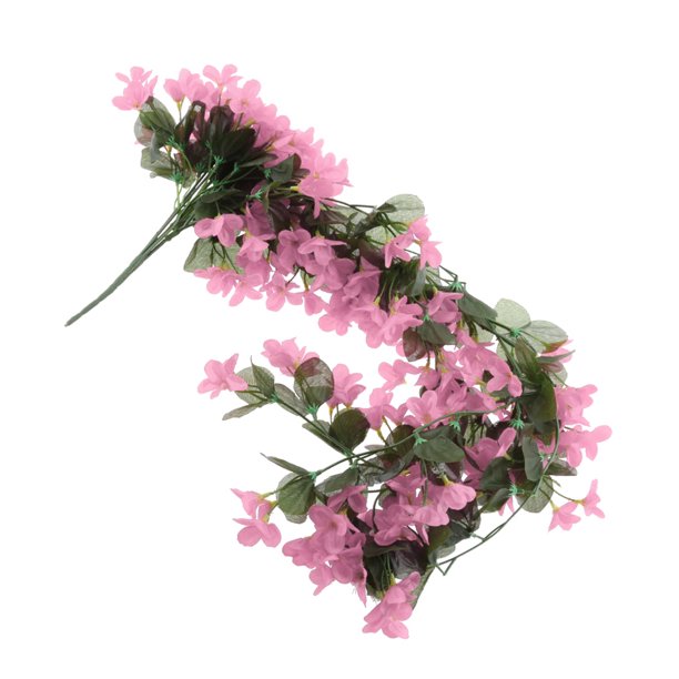 Decoración artificiales Jardín Fiesta en casa Adorno de boda - Rosa, 84cm Rosado Sunnimix Artificial Violet Bracketplant