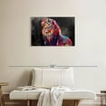 thumbnail image 2 of Elephant Stock Lion's Pride Abstract Color Wall Art - Horizontal Canvas Wall Art - Living Room Wall Decor - Animal Canvas - Black And Gray Decor - 30" x 20", 2 of 8