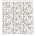 thumbnail image 3 of Ambesonne Playroom Shower Curtain, Natural, 69"Wx70"L, Dark Brown White, 3 of 3