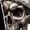 Standard Leggings, variant on 2D Print Santa Skull Custom All-over Print High-Waist Standard & Flare Leggings, Christmas Skeleton Holiday Pants