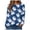 Blue, variant on Duqingm Halloween Shirts for Women 2026 Long Sleeve Funny Graphic T-Shirt Casual Crewneck Tunic Tops Halloween Costumes Adult,S