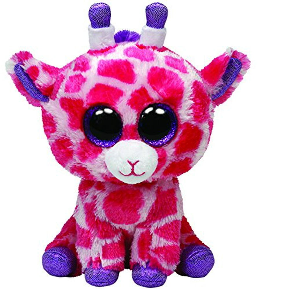 pink plush giraffe