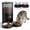 Black, variant on SHOUFTW 6L Automatic Pet Feeder for Cats & Dogs, Timed Dry Food Dispenser with Portion Control, Voice Recorder, Dual Power,Black