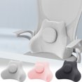 thumbnail image 1 of Support lumbar cushion, driver seat backrest, car mounted backrest, high-density foam, breathable fabric, foldable design, portable, for office driving, lumbar support cushion, ergonomic,, 1 of 5